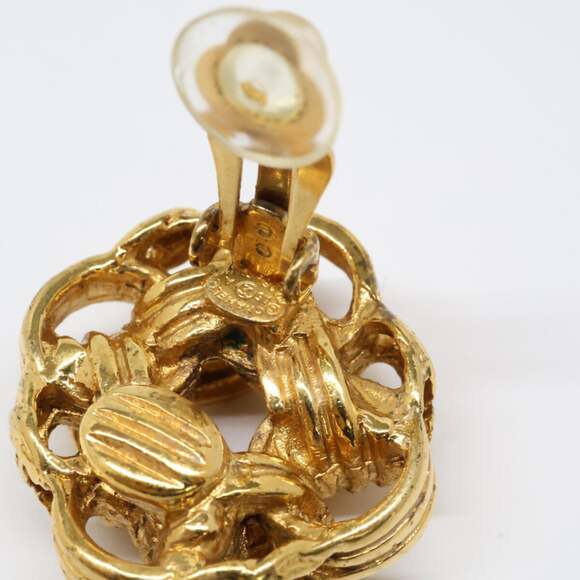 Chanel Cc Logo Clip-On Earrings Gold- #243961C56B - Picture 8 of 8